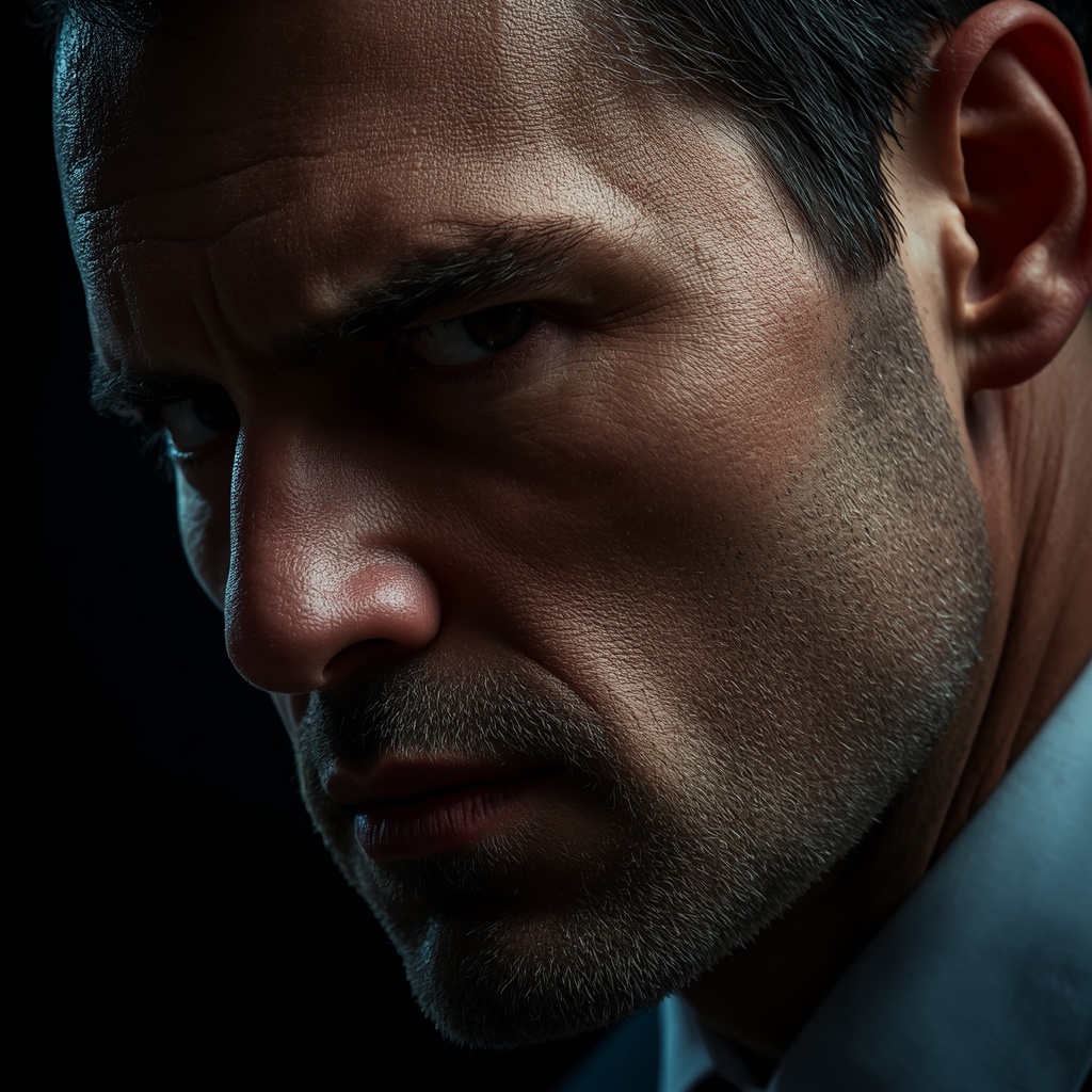 Confident man portrait